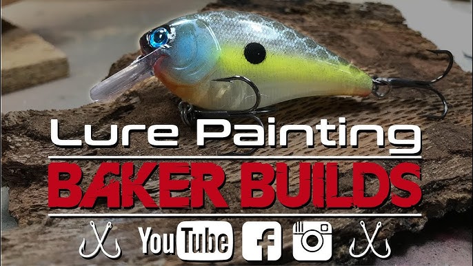 Spray Painting Fishing Lure (Baker Builds) 