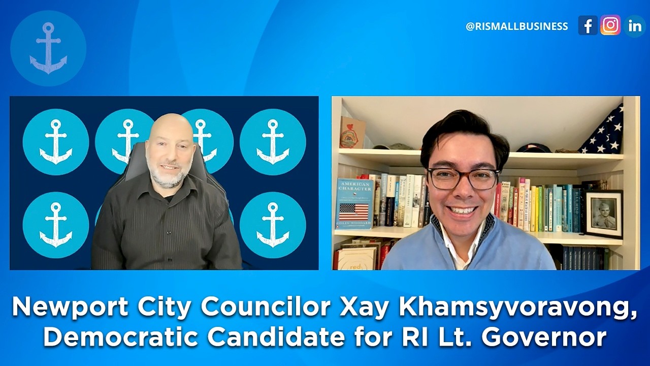 Newport City Councilor Xay Khamsyvoravong, Democratic candidate for Rhode Island Lieutenant Governor