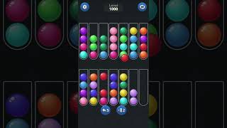 Ball Sort by Infinite Joy: Levels 999, 1000