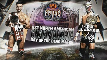 WWE NXT Halloween Havoc 2025 Official Match Card V1