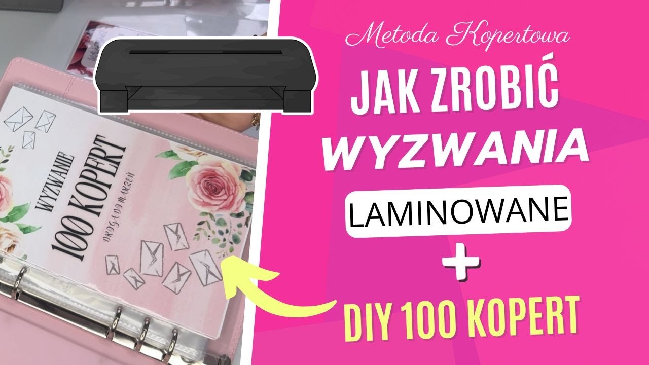 ✂️ DIY wyzwanie 100 kopert – jak zrobić swój zestaw oszczędnościowy za grosze!