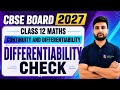 🔥 Class 12 Maths Differentiability Check of Modulus Function | NCERT Continuity & Differentiability