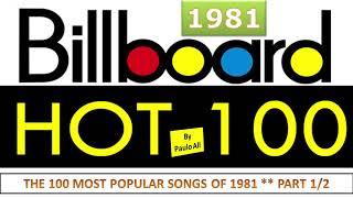 The 100 Most Popular Songs Of 1981 (Part 1/2) Position 01 to 50 (reeditado (2024) reissue)