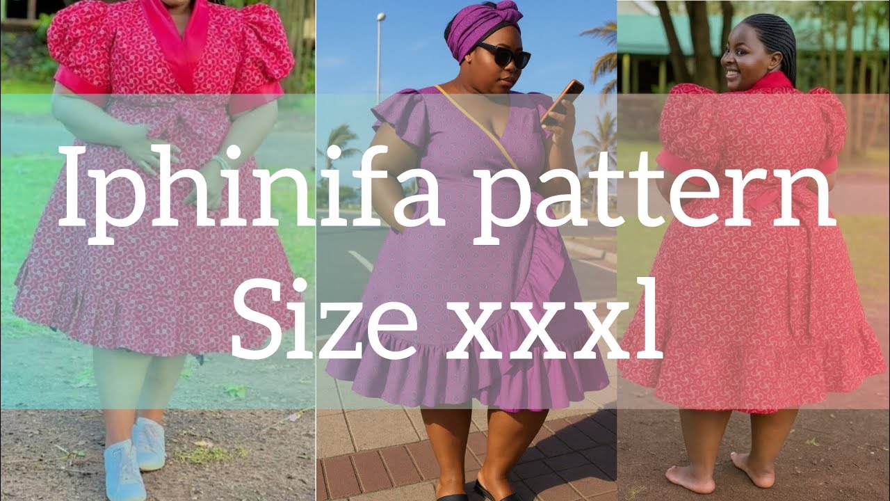 Diy iphinifa / pinafore pattern size xxxl
