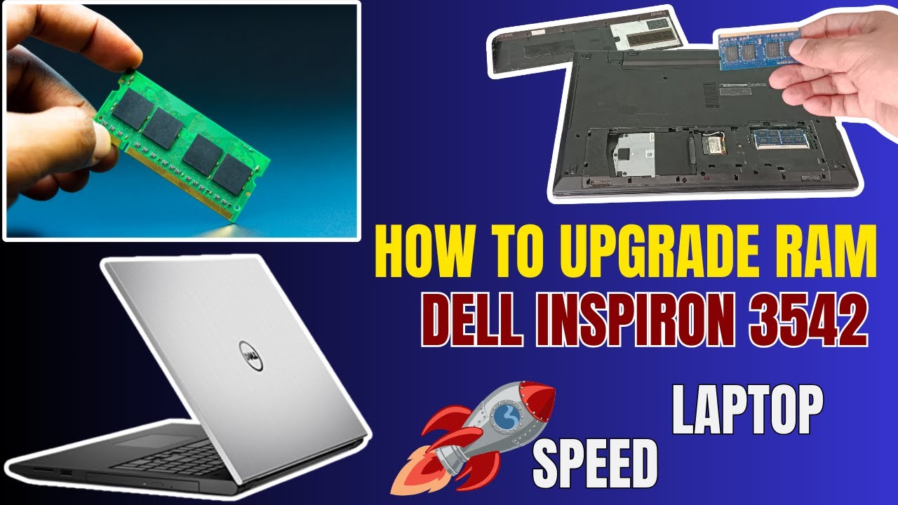 Dell Computer Ram Upgrade How to Upgrade RAM on Dell Inspiron 3542 Step by Step Guide - YouTube