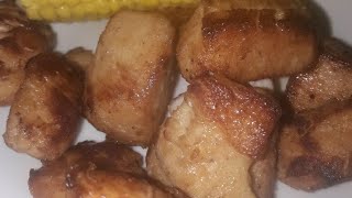 Panfrying Chicken Shish Taouk No Oil