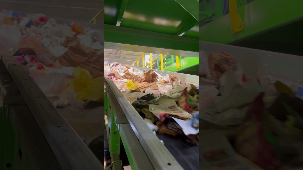 Waste recycling and sorting line in Lithuania  