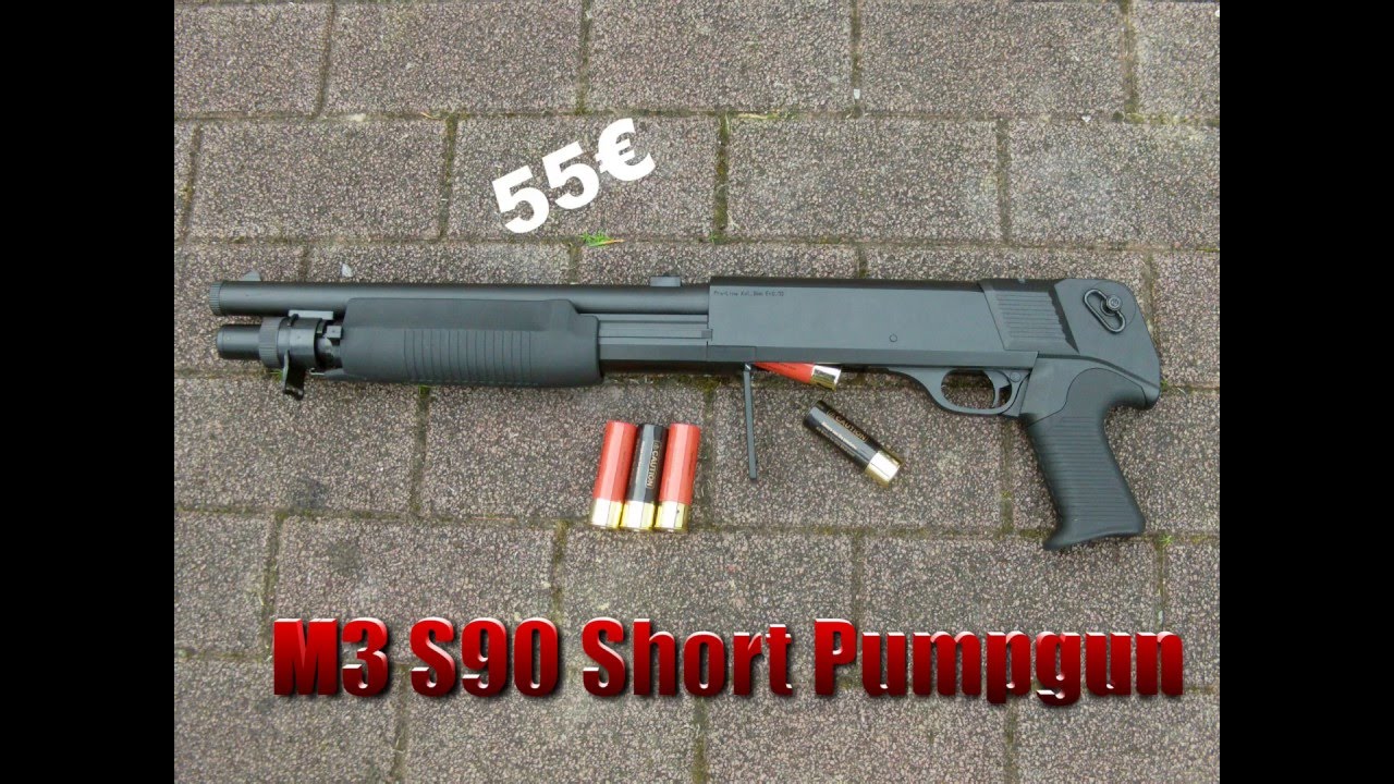 [REVIEW] M3 S90 Short Pumpgun mit Hülsensystem || Q-Airsoft || deutsch