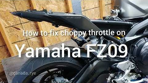 How To Fix Choppy Throttle on Yamaha FZ09 / MT09 / FJ09 / XSR900 (2014-2017)