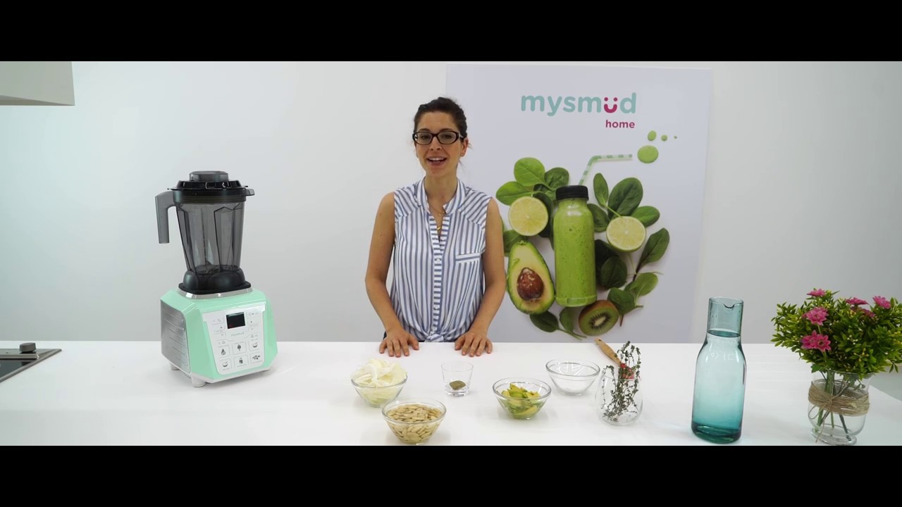 Batidora de vaso Mysmüd Home - Sopa cremosa de farigola