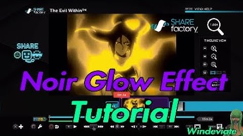 Sharefactory NOIR GLOW Effect Tutorial