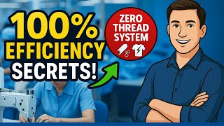 How to Achieve 100% Efficiency in Garments | Zero Thread System|  Supervisor Training Bangla