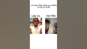 Khi bạn bảo uống quá nhiều tài lộc quá lớn#editcapcut#meme#monudepzai#tailocqualon