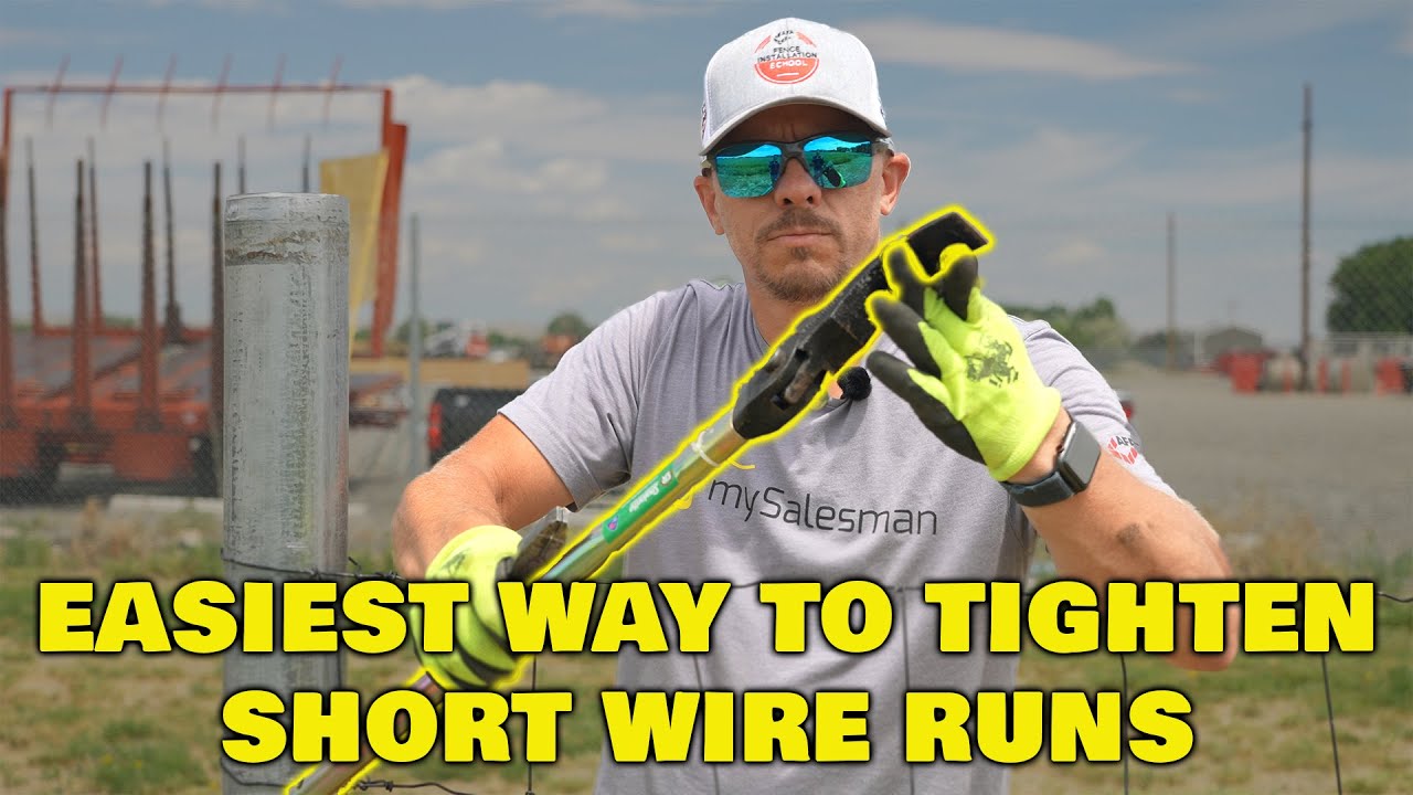 Tighten Fence Wire Easily! 