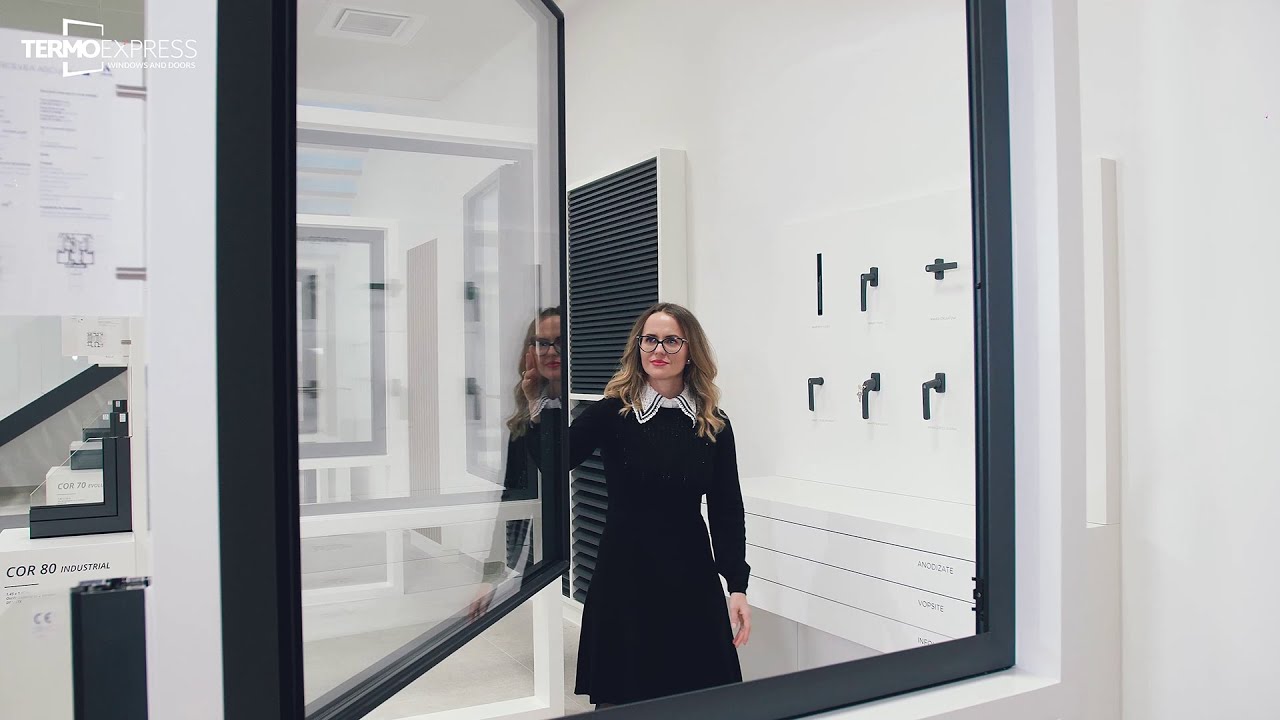 Ferestre din Aluminiu cu Design Minimalist | Cortizo COR 70 cu Cercevea Ascunsă și mâner invizibil