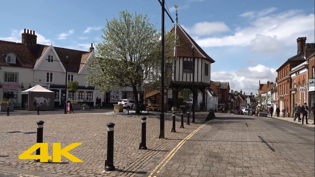 Wymondham Walk: Town Centre【4K】