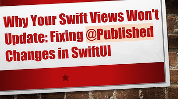 Why Your Swift Views Won