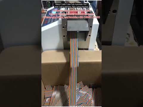 Fully Automatic Ribbon Cable Cutter and Flat Cable Cutting Machine