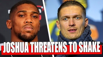 Anthony Joshua THREATENS TO SHAKE Alexander Usyk IN A FIGHT / Tyson Fury CHALLENGED Deontay Wilder