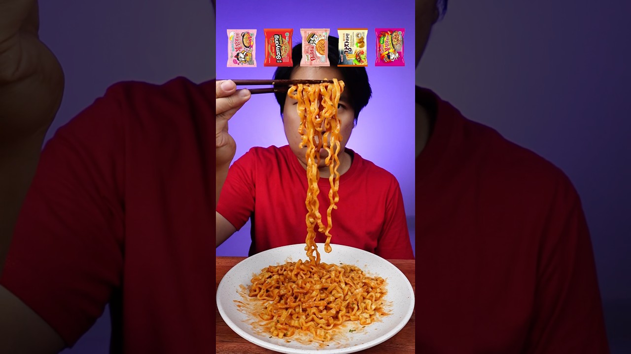 EAT VARIOUS SAMYANG NOODLES
