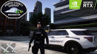 GTA 5 Washington Pierce County Sheriff best mods (2026) K-9 SHERIFF EUP Uniform LSPDFR RTX 4050 6GB