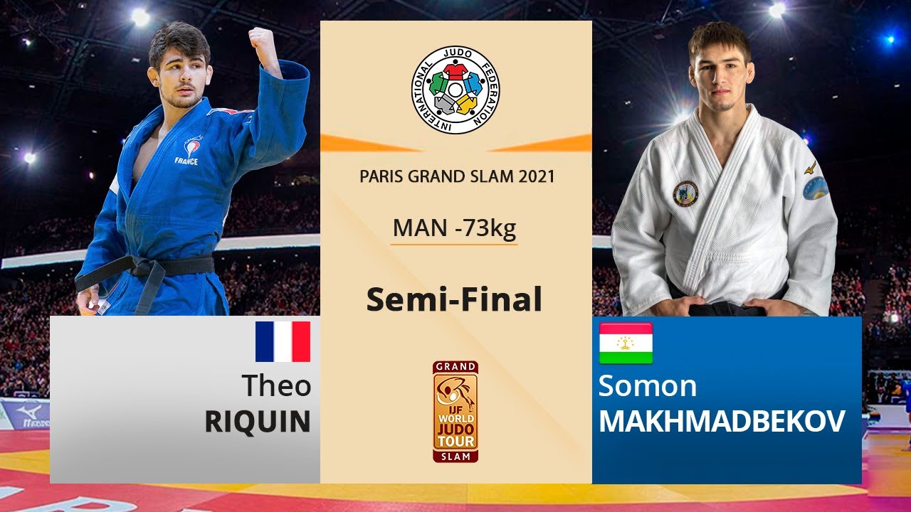 Тео РИКУИН vs Сомон МАҲМАДБЕКОВ, -73кг, Нимниҳоӣ, Paris Grand Slam 2021