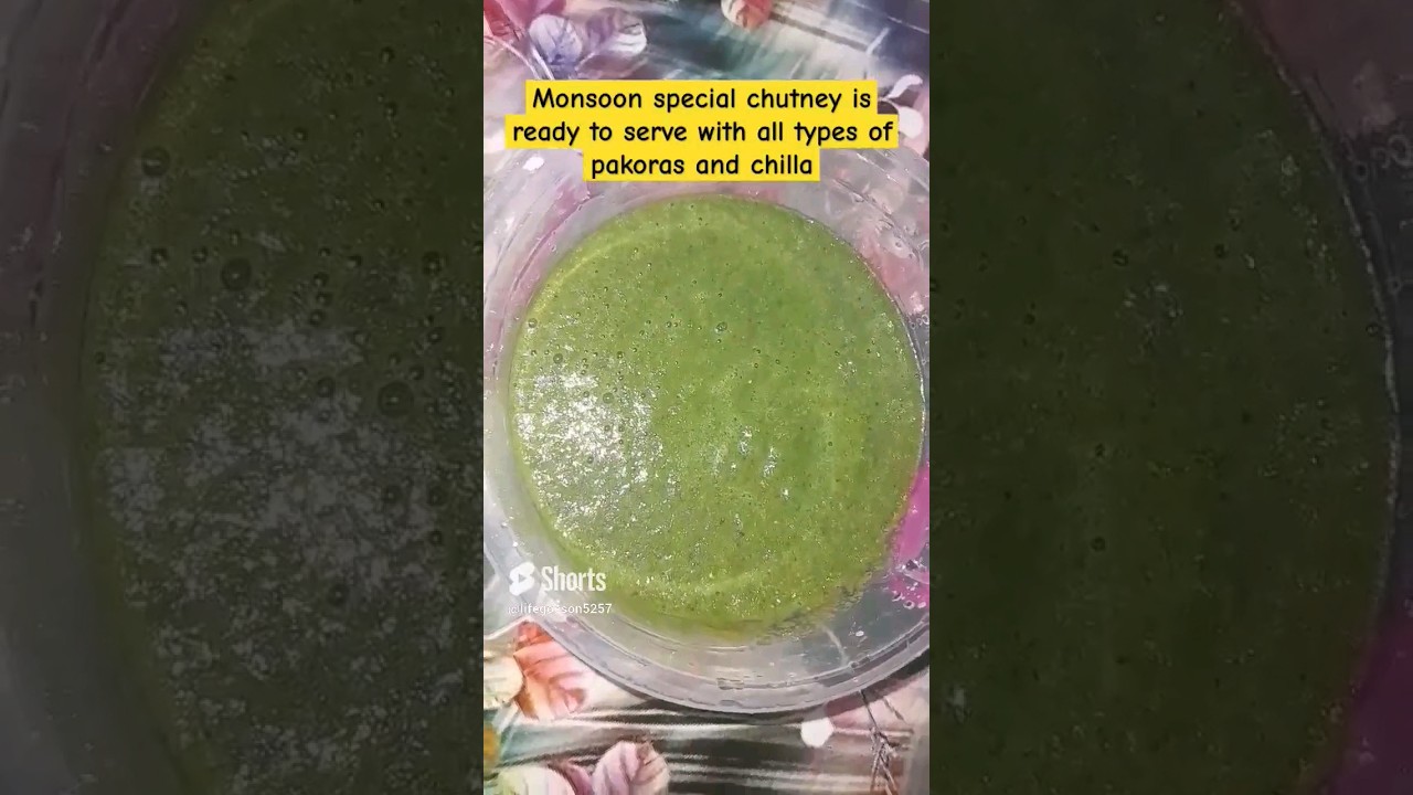 Monsoon special chutney for all types of pakoras and chilla| 