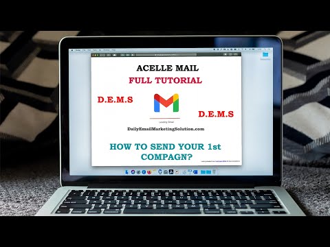 ACELLE MAIL FULL TUTORIAL  EMAIL MARKETING