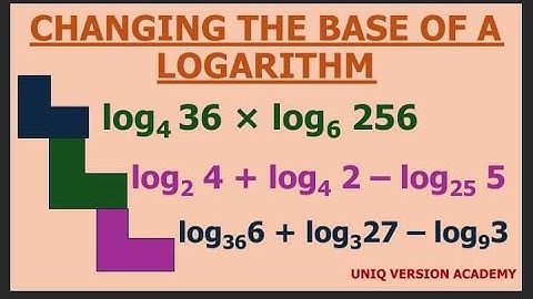 Logarithm Base Change | The Ultimate Shortcut