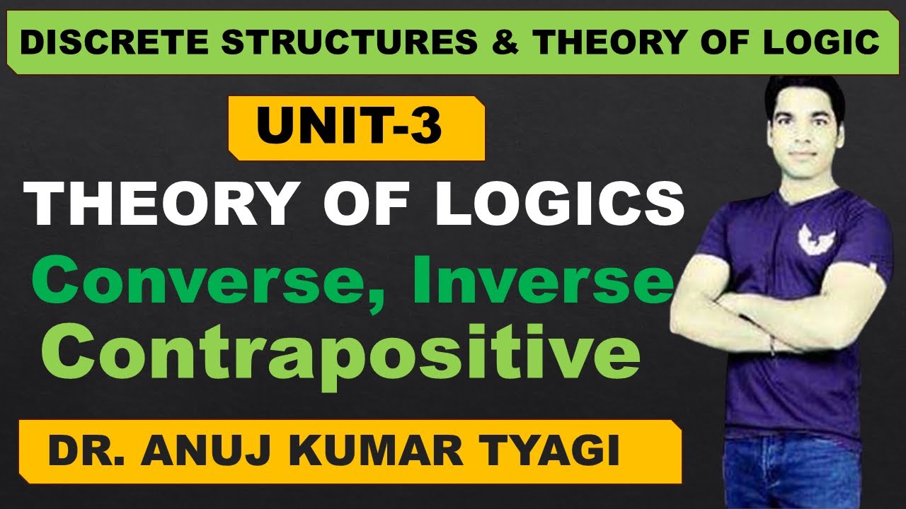 Converse, Inverse & contrapositive - YouTube
