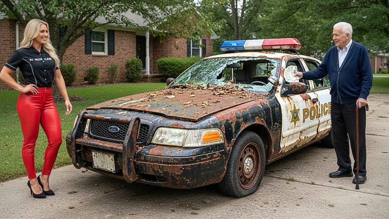 Grandpa Sold Me His Abandoned Old Police Car for $55 — He Was Shocked by What I Did