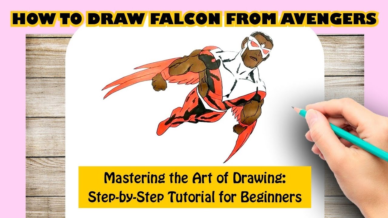 falcon drawing marvel