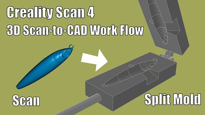 3D Scan to CAD Workflow with Creality Scan 4 – Point Cloud vs Mesh for Split Mold Design
