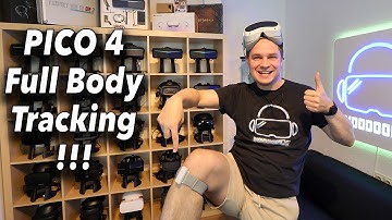FULL BODY TRACKING with Pico 4 - Pico Motion Tracker! (Tutorial + Gameplay)
