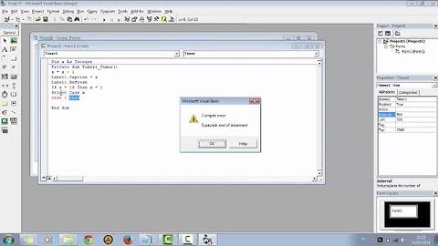 Animasi Tulisan Visual Basic 6