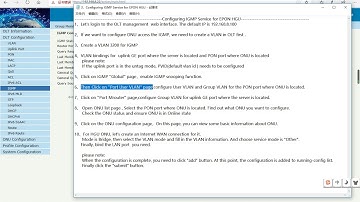 Configuring IGMP Service for EPON HGU