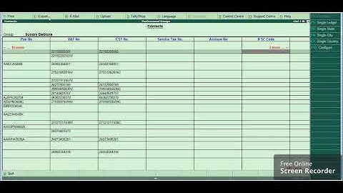 Address Book in Tally.ERP9