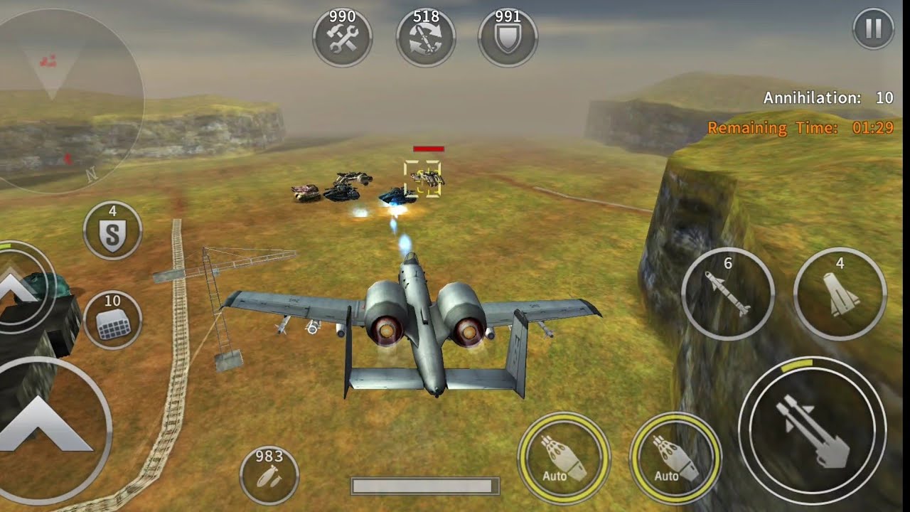 Gunship Battle: THUNDERBOLT II in Action. mission gameplay.