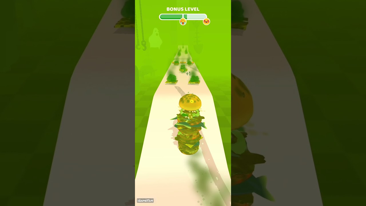 Burger Rush 🍔 - All Levels Gameplay Bonus