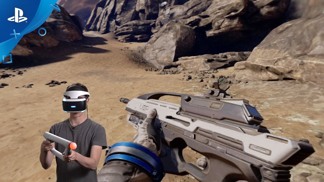 Farpoint - PS VR Aim Setup and Demo | PS VR - YouTube