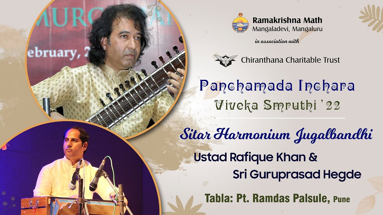 Sitar Harmonium Jugalbandhi by Rafique Khan & Guruprasad Hegde @ Panchamada Inchara Viveka Smriti