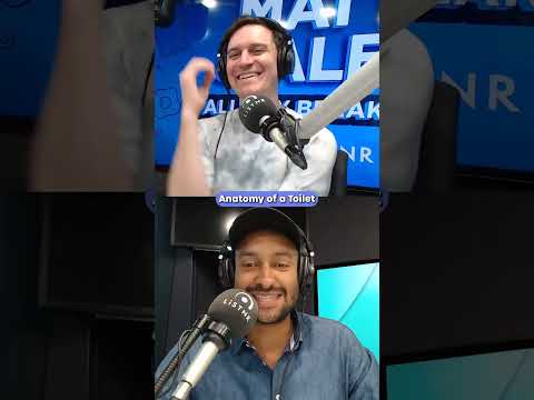 The Biography of Matt Okine: The untold story of the anatomy of a toilet 📚 #mattandalex #alldaybreak