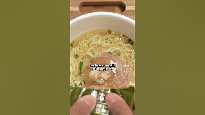The World's Best Instant Ramen