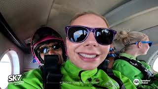 Jade Stoelwinder Tandem Skydive at Skydive Seven