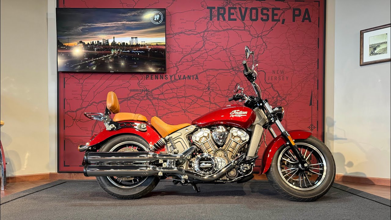 2018 Indian Motorcycle Scout ABS Burgundy Metallic