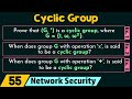Cyclic Group in Network Security 🔐