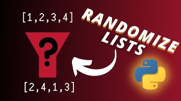 How To Randomize Items In A List In Python