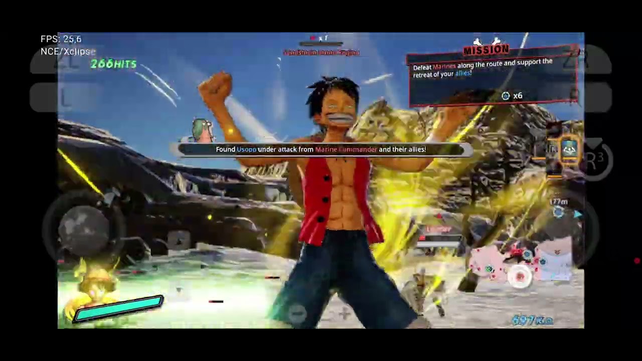 Gameplay One Piece Pirate Warriors 4 di Android | Samsung Galaxy A56 Exynos 1580 | Yuzu Emulator
