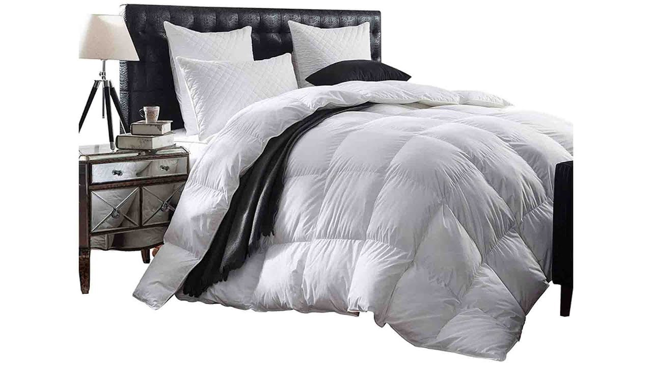 Luxurious 1200 Thread Count Goose Down Comforter Duvet Insert