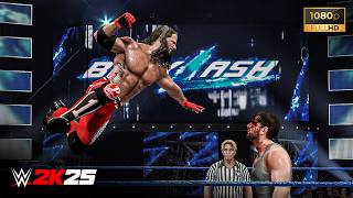 WWE 2K25 - AJ Styles Vs Dean Ambrose - Backlash 2016 Brutal FULL MATCH [FHD]